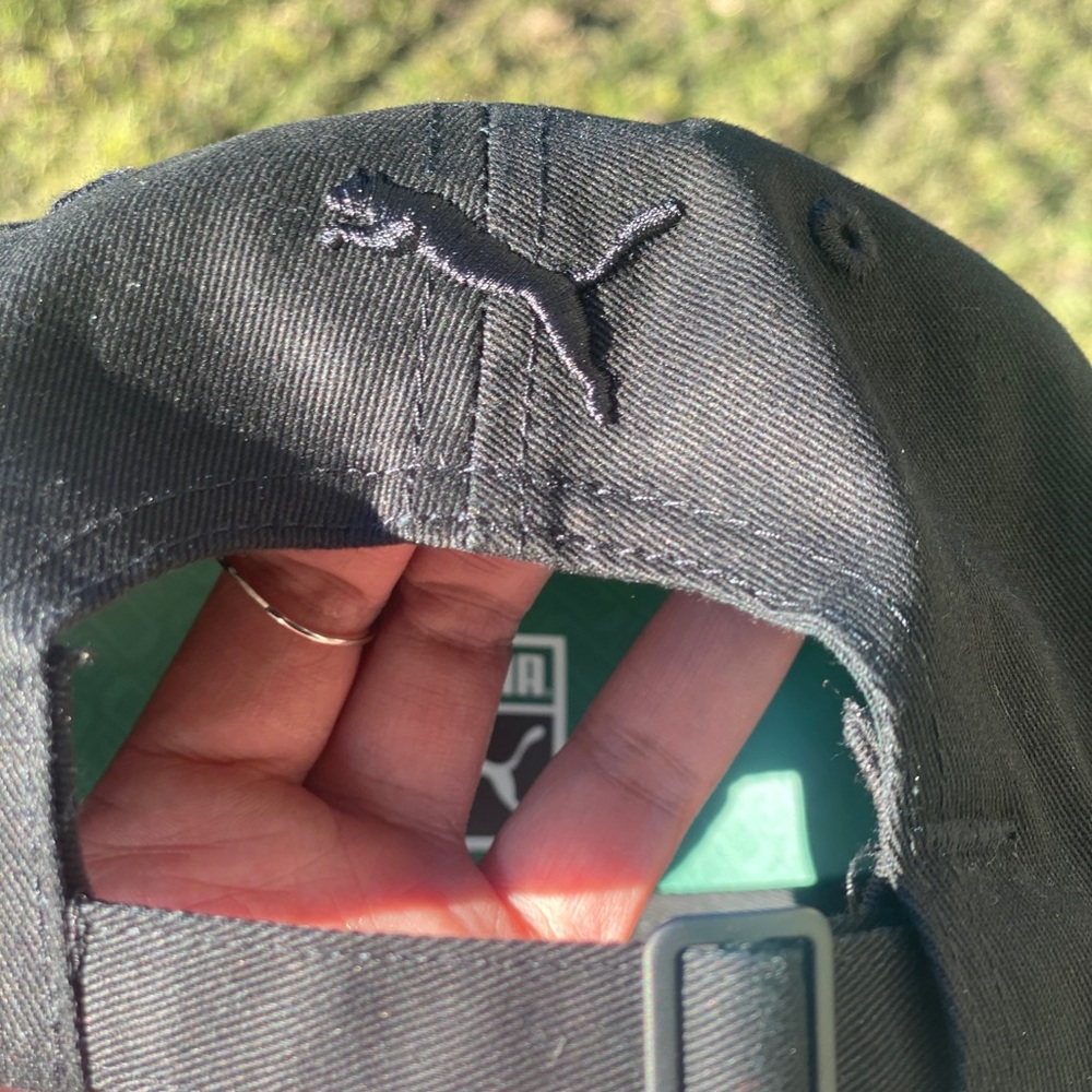 PUMA black hat with red emblem , NWT - Picture 11 of 12